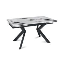 Стол Top concept Стол раскладной Бридж (140+40+40), керамика глянцевая Panda White арт. 53181000002086