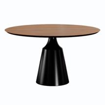 Стол Top concept Стол круглый Лукас 120, шпон / опора черная арт. 25053