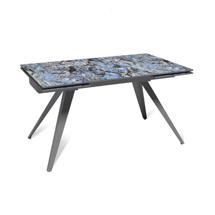 Стол Top concept Стол раскладной Асти (140+40+40), керамика глянцевая Lemurian Blue арт. 50168000001393