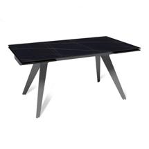 Стол Top concept Стол раскладной Рейн (160+40+40), керамика матовая Black gold арт. 47945000001343