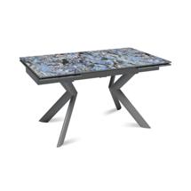 Стол Top concept Стол раскладной Бридж (140+40+40), керамика глянцевая Lemurian Blue арт. 53181000002074