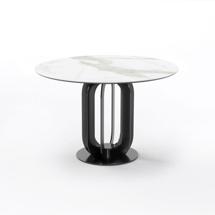 Стол Top concept Стол круглый Кастро 120, керамика матовая, белая арт. 22933