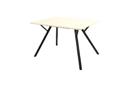 Стол ZiP-mebel Стол Столли 120 чёрный /слоновая кость арт. F512200BUS