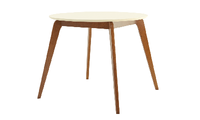 Стол ZiP-mebel Стол Arki К 90 орех/слоновая кость арт. F004092WUS