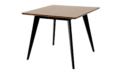 Стол ZiP-mebel Стол Сканди М 100 чёрное дерево/орех арт. F404126BUW