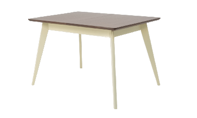 Стол ZiP-mebel Стол Сканди 120, Орех/Слоновая кость арт. F514103SUW