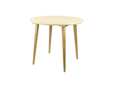 Стол ZiP-mebel Стол Монте К 100, Натуральное дерево/Слоновая кость арт. F004132NUS