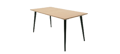 Стол ZiP-mebel Стол Монте 120 чёрное дерево/натур арт. F514157BUN