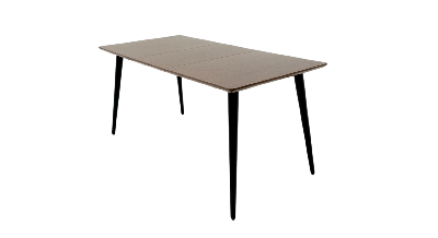 Стол ZiP-mebel Стол Монте 120 чёрное дерево/орех арт. F514157BUW