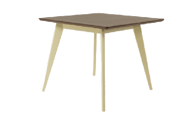 Стол ZiP-mebel Стол обеденный Сканди М100, слоновая кость/орех арт. F404112SUW