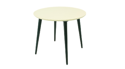 Стол ZiP-mebel Стол Монте К 100 чёрное дерево/слоновая кость арт. F004158BUS