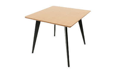 Стол ZiP-mebel Стол Сканди М 100 чёрное дерево/натур арт. F404126BUN