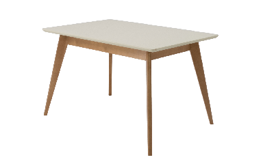 Стол ZiP-mebel Стол Сканди 120, Натуральное дерево/Слоновая кость арт. F514102NUS