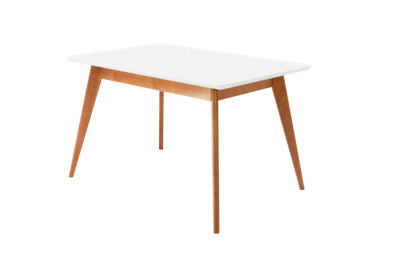 Стол ZiP-mebel Стол Сканди 120, Орех/ Белый арт. F514101WUA