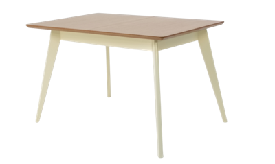 Стол ZiP-mebel Стол Сканди 120, Слоновая кость/Натуральное дерево арт. F514104SUN