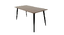Стол ZiP-mebel Стол Монте 120 чёрное дерево/орех арт. F514157BUW