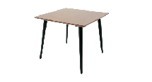 Стол ZiP-mebel Стол Монте М 100 чёрное дерево/орех арт. F404158BUW
