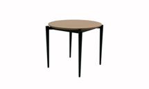 Стол ZiP-mebel Стол Pawook К 90 чёрный/натур арт. F004170BUN