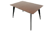 Стол ZiP-mebel Стол Сканди 120 чёрное дерево/орех арт. F514125BUW