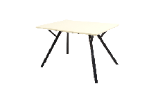 Стол ZiP-mebel Стол Столли 120 чёрный /слоновая кость арт. F512200BUS