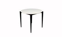 Стол ZiP-mebel Стол Pawook К 90 чёрный/слоновая кость арт. F004170BUS