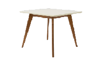 Стол ZiP-mebel Стол Сканди М 100, Орех/Слоновая кость арт. F404110WUS