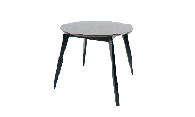 Стол ZiP-mebel Стол Arki К 90 чёрный/орех арт. F004090BUW