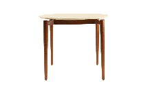 Стол ZiP-mebel Стол Pawook К 90 орех/слоновая кость арт. F004172WUS
