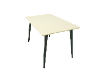 Стол ZiP-mebel Стол Монте 120 чёрное дерево/слоновая кость арт. F514157BUS