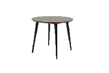 Стол ZiP-mebel Стол Монте К 100 чёрное дерево/орех арт. F004158BUW