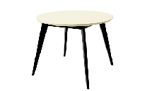 Стол ZiP-mebel Стол Сканди К 100 чёрное дерево/слоновая кость арт. F004126BUS