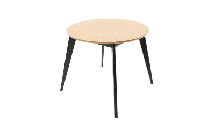 Стол ZiP-mebel Стол Сканди К 100 чёрное дерево/натур арт. F004126BUN