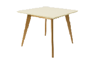 Стол ZiP-mebel Стол Сканди М 100, Натуральное дерево/Слоновая кость арт. F404111NUS