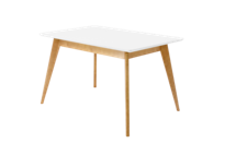 Стол ZiP-mebel Стол Сканди 120, Натур/ Белый арт. F514101NUA