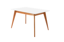 Стол ZiP-mebel Стол Сканди 120, Орех/ Белый арт. F514101WUA