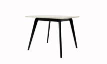 Стол ZiP-mebel Стол Arki М 100 чёрный/слоновая кость арт. F404096BUS