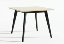 Стол ZiP-mebel Стол Сканди М 90 чёрное дерево/слоновая кость арт. F404125BUS