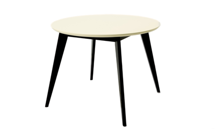 Стол ZiP-mebel Стол Сканди К 100 чёрное дерево/слоновая кость арт. F004126BUS