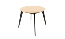 Стол ZiP-mebel Стол Сканди К 90 чёрное дерево/натур арт. F004125BUN