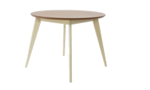 Стол ZiP-mebel Стол Сканди К 90, Слоновая кость/Натуральное дерево арт. F004114SUN