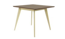 Стол ZiP-mebel Стол обеденный Сканди М100, слоновая кость/орех арт. F404112SUW