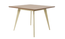 Стол ZiP-mebel Стол Сканди М 100, Слоновая кость/Натуральное дерево арт. F404113SUN