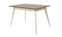 Стол ZiP-mebel Стол Сканди 120, Орех/Слоновая кость арт. F514103SUW