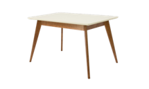 Стол ZiP-mebel Стол Сканди 120, Орех/ Слоновая кость арт. F514101WUS