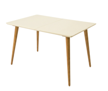 Стол ZiP-mebel Стол Монте 120, Натуральное дерево/Слоновая кость арт. F514132NUS