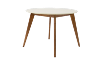 Стол ZiP-mebel Стол Сканди К 90, Орех/Слоновая кость арт. F004111WUS