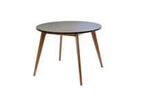 Стол ZiP-mebel Стол Arki K 90 орех/чёрный мрамор арт. F004096WMB