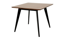 Стол ZiP-mebel Стол Сканди М 100 чёрное дерево/орех арт. F404126BUW