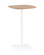 Стол барный Stool Group Стол барный Form 60*60 светлое дерево/белый арт. УТ000036019