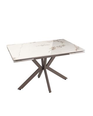 Стол раскладной Stool Group Стол раскладной Marmer 120-180*80*76 керамика капучино арт. УТ000039730